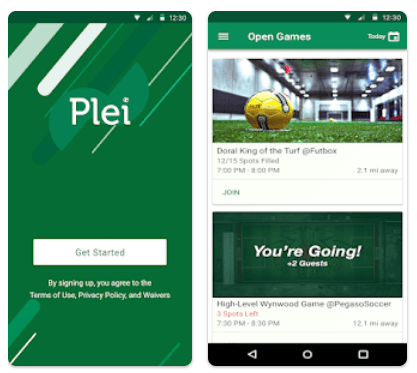 Plei project screenshot